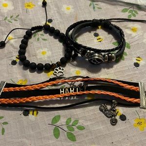Men’s biker bracelets